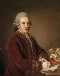 Retrato de un aristócrata austriaco en el escritorio de Johann Georg Weikert